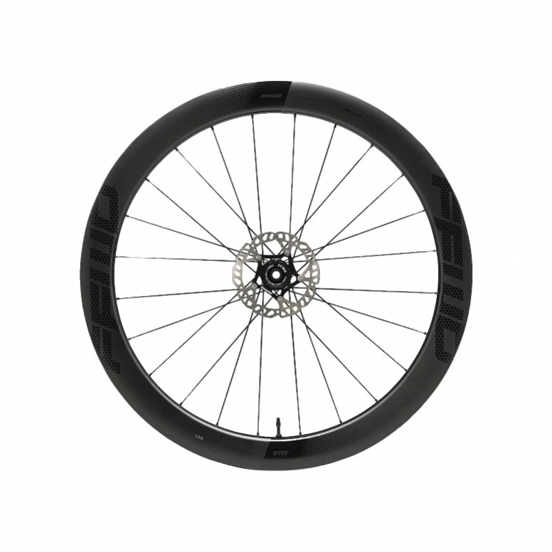 RYOT55 FCC Carbon Clincher Disc Brake Front Road Wheel image 0