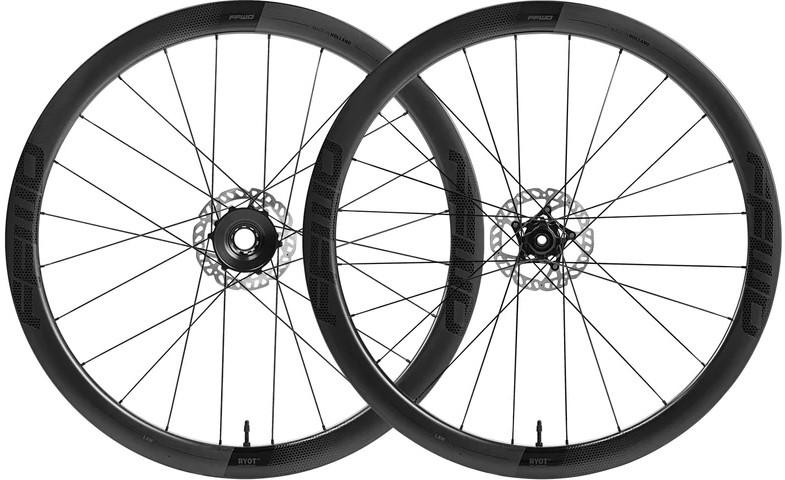 RYOT44 FCC Classified Carbon Clincher Disc Brake Road Wheelset image 0