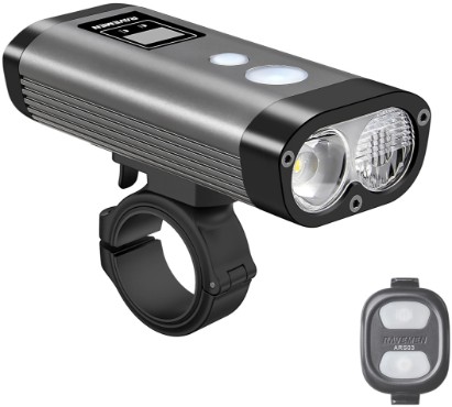 Ravemen PR2000 DuaLens USB Rechargeable Front Light with Remote 2000 Lumens
