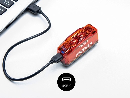TR200 USB Rechargeable Rear Light with Brake Detection image 2