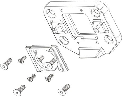 SRAM Eagle Transmission Powertrain Range Extender Holder System And Cable