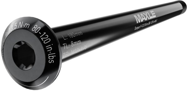 SRAM Axle Maxle Stealth Rear, Length 180mm, Thread Length 13mm, Thread Pitch M12X1.0 - Boost UDH