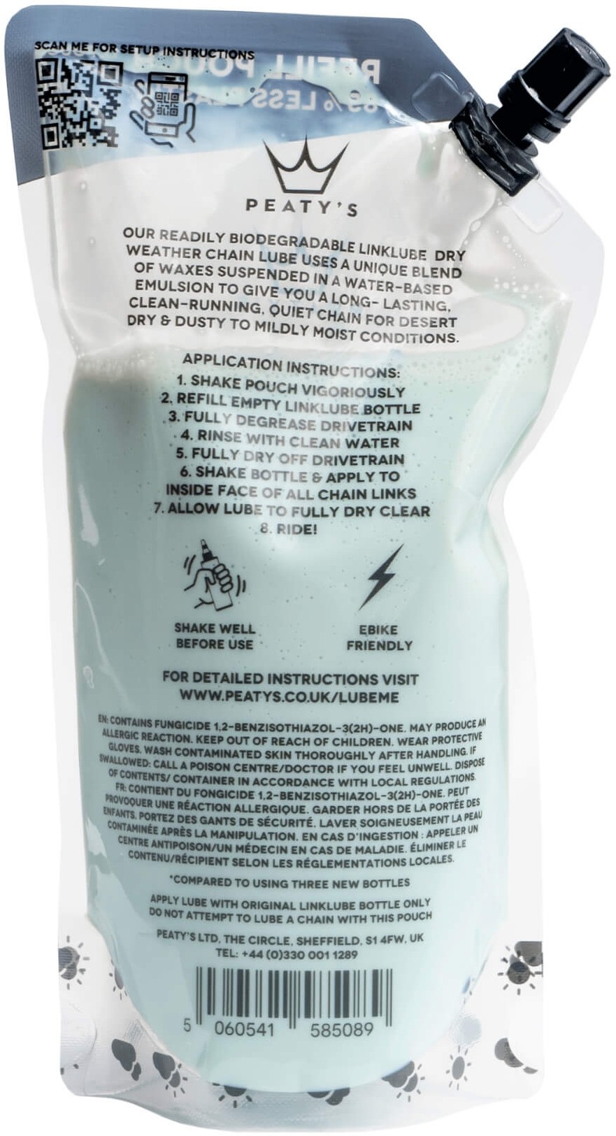 LinkLube Dry Refill Pouch 360ml image 1