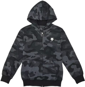 Fox Clothing Fox Head Youth Camo Fleece Zip Hoodie