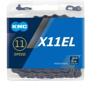 KMC X11EL Black Tech Chain 118 Links