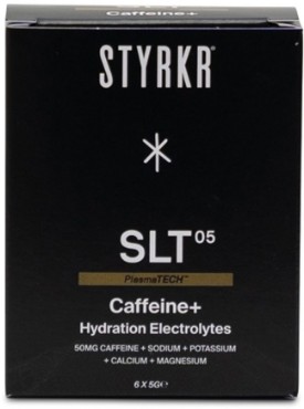 Styrkr SLT05 Caffeine Quad-Blend Electrolyte Powder - Box of 6