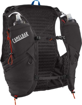 Camelbak Apex Pro Run Hydration 12L Vest with 2 x 500ml Quick Stow Flasks