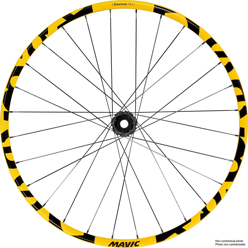 Deemax Yellow 6 Bolt 27.5" Downhill Rear Wheel image 0