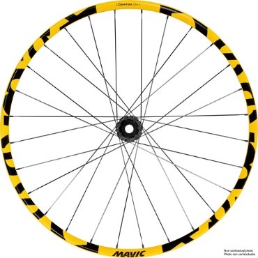 Mavic Deemax Yellow 6 Bolt 27.5" Downhill Rear Wheel