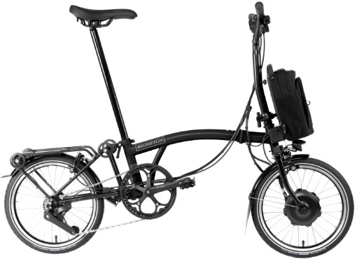 Brompton Electric C Line 4 Speed With Roller Frame