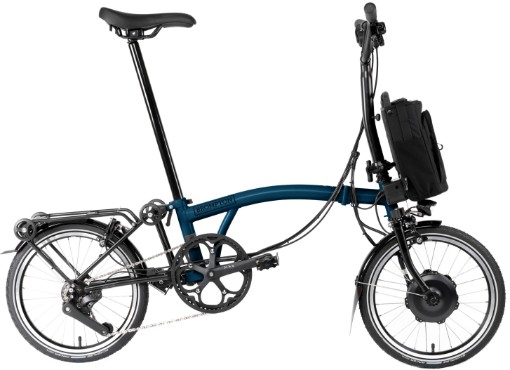 Brompton Electric C Line 4 Speed With Roller Frame