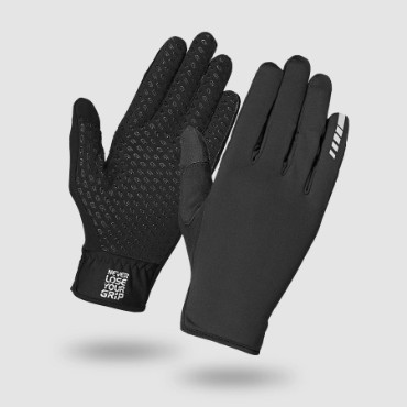 Image of GripGrab Raptor RaceDay Windproof Spring-Autumn Gloves - Black / Small