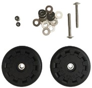 Brompton Eazy Wheel Rollers With Fittings 5mm Holes