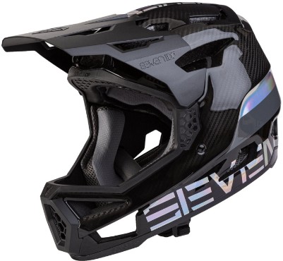 7Protection Project 23 Carbon Full Face Holographic  LTD Edition MTB Cycling Helmet