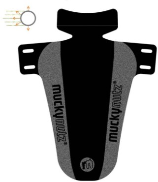 Mucky Nutz Mini Face Lightweight Road/Gravel Bike Front Fender