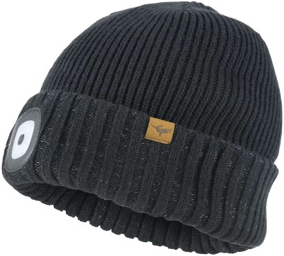 Sealskinz Heydon Waterproof Cold Weather LED Roll Cuff Beanie