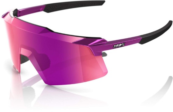 Image of 100% Aerocraft Sport Performance Cycling Glasses - Mirror Lens