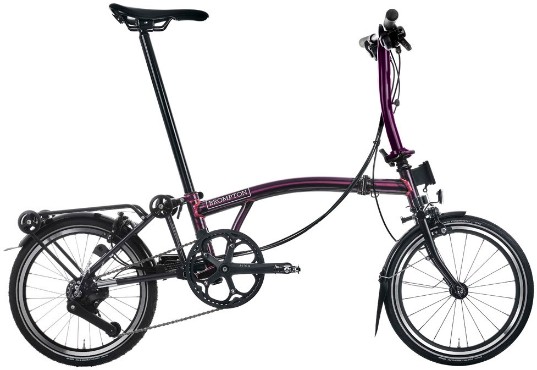 Brompton P Line 4 Speed With Roller Frame