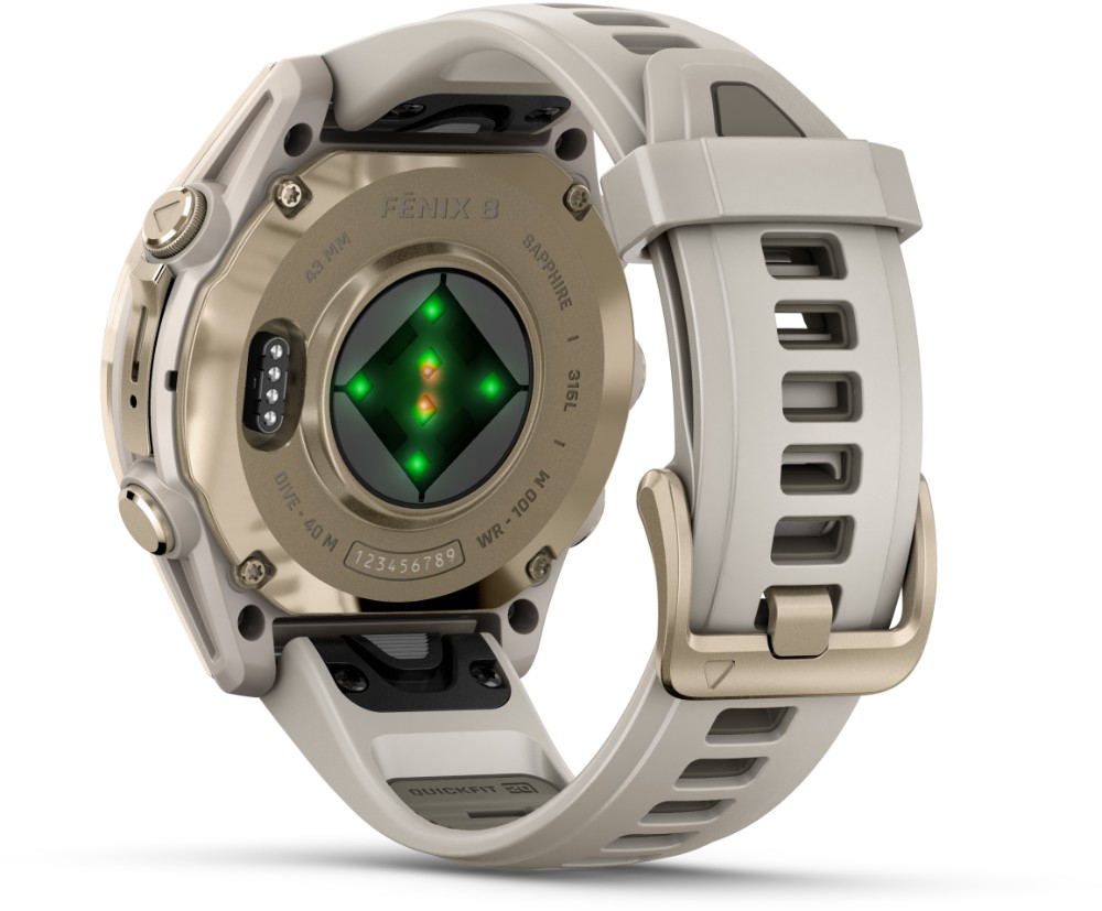 Fenix 8 AMOLED Sapphire 43mm GPS Watch image 2