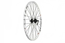 Tru-Build 26" Front MTB Wheel Double Wall Mach1 MX26 Rim With CNC Sidewalls 36H QR Hub