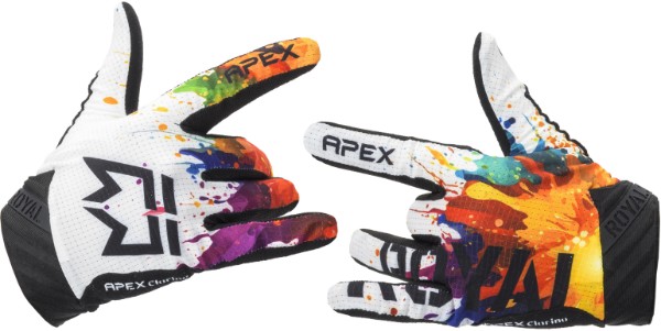 Royal Apex Long Finger Gloves Splatter Limited Edition