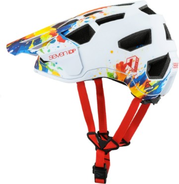 7Protection Project 21 Pro MTB Mountain Bike Helmet Splatter Limited Edition