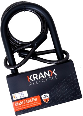 KranX Citadel Plus U Lock With Security Cable