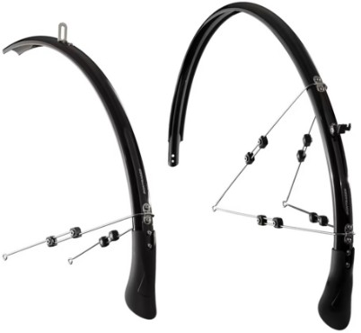Bontrager NCS Front and Rear Road/Hybrid Mudguard Set