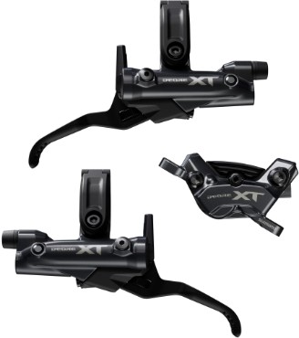 Shimano BR-M8220/BL-M8200 XT 4 Pot Bled Brake Levers and Callipers