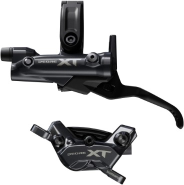 Shimano BR-M8220/BL-M8200 XT 4 pot bled brake lever/post mount calliper