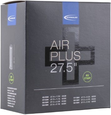 Schwalbe AV21AP Air Plus 27.5" Inner Tube 40mm Schrader AV Valve