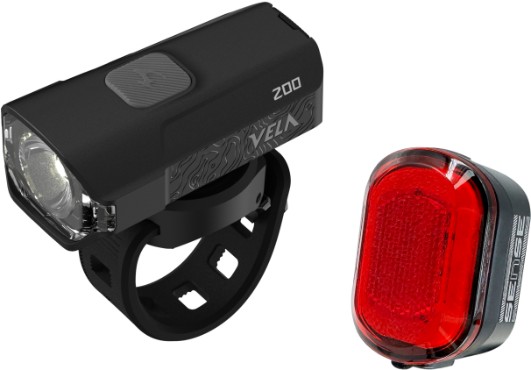 Moon Vela 200 Lumens & Orion USB-C Rechargeable Bike Light Set