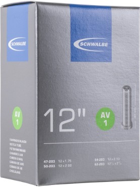 Schwalbe AV1 12" Inner Tube 40mm Schrader AV Valve
