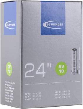 Schwalbe AV10 24" Inner Tube 40mm Schrader AV Valve