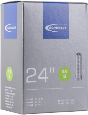 Schwalbe AV9 24" Inner Tube 40mm Schrader AV Valve