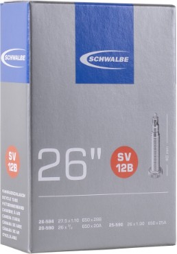 Schwalbe SV12B 26" Inner Tube 40mm Presta SV Valve