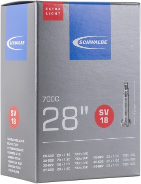 Schwalbe SV18 Extra Light 28"/700C Inner Tube Presta Valve