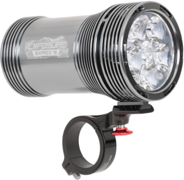 Exposure Six Pack Mk15 USB Rechargeable 6000 Lumens Front Light