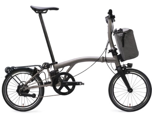 Brompton Electric T Line 4 Speed with  SuperRoll+ - e-Motiq system