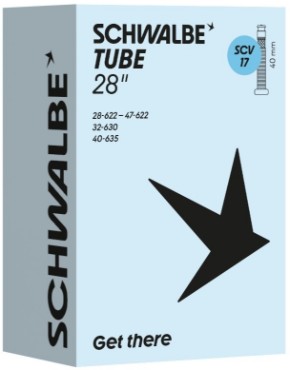 Tredz Limited Schwalbe SCV17 28"/700C City/Tour/Gravel Inner Tube Clik Valve | Extra 7% off for BC Members, Price match & 365 Day returns