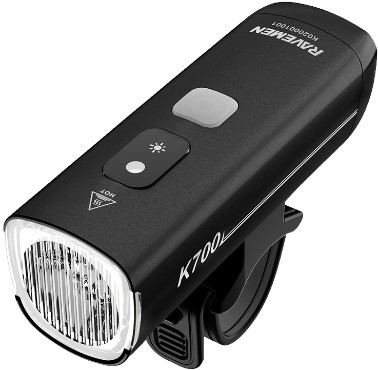 Ravemen K700 USB Rechargeable AI Nighttime 700 Lumens Front Light