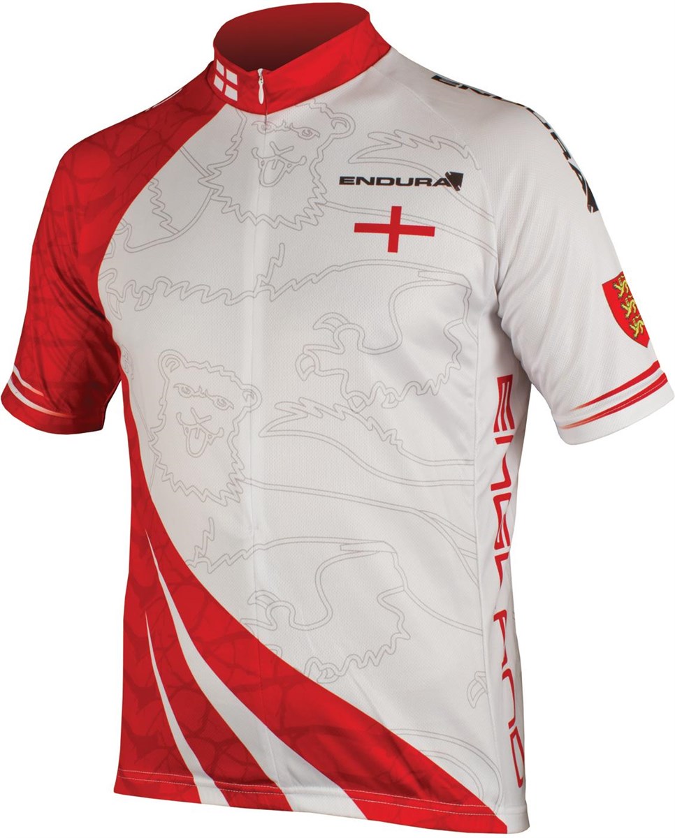 Endura CoolMax Printed England Short Sleeve Cycling Jersey SS16 product image