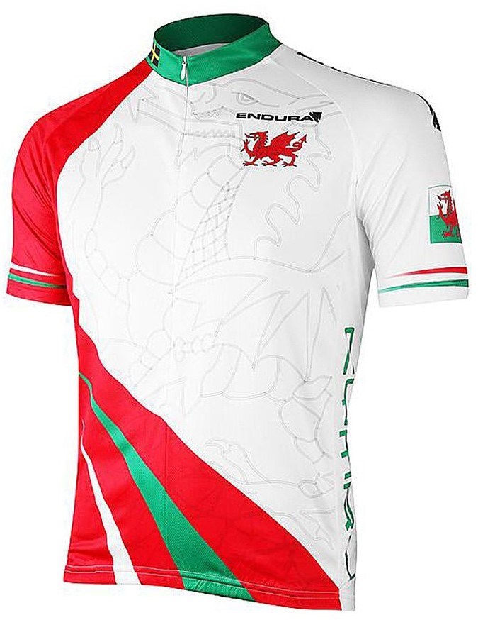Endura CoolMax Printed Wales Short Sleeve Cycling Jersey SS16 product image