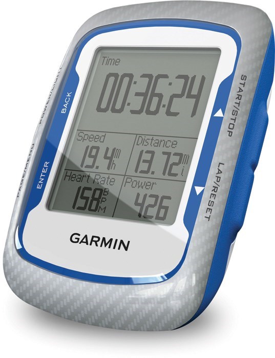 Garmin Edge 500 GPS-Enabled Cycle Computer With Cadence Sensor and Heart Rate Monitor - Blue product image