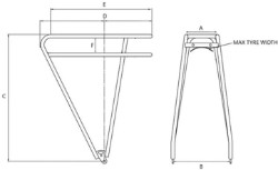 Tortec Tour Ultralite Rear Pannier Rack