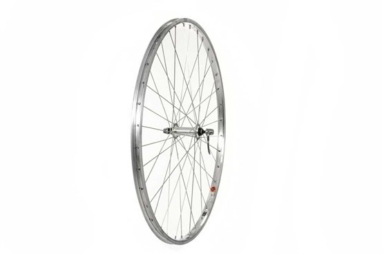 Tru-Build 700c Trekking Front Wheel Alloy Hub Single Wall Rim QR Tru-Build 700c Trekking Front Wheel Alloy Hub Single Wall Rim QR