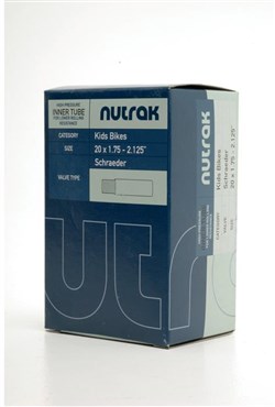 Image of Nutrak 27.5x2.2-2.5 Presta inner tube in Black | Rutland Cycling
