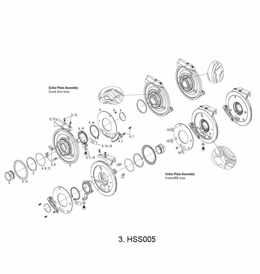 Truvativ Chainring/Guide Kit 24t for HammerSchmidt Cranks product image