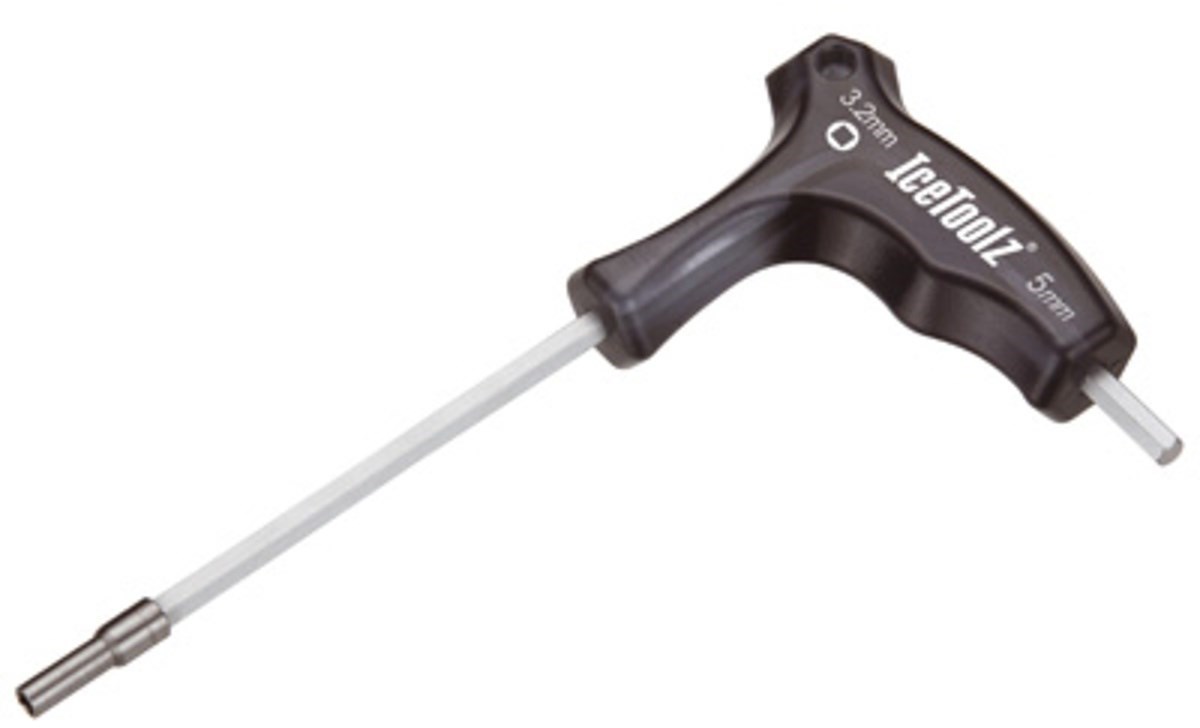 Ice Toolz 3.2mm Square Spoke Wrench and 5mm Hex Key product image
