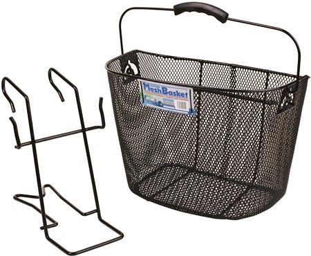 Oxford Black Mesh Basket With Bracket